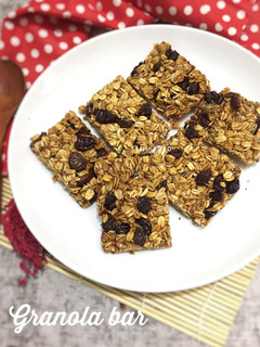 Foto resep Granola Bar - healthy energy bar - cemilan sehat plus enak