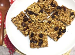 Foto resep Granola Bar - healthy energy bar - cemilan sehat plus enak