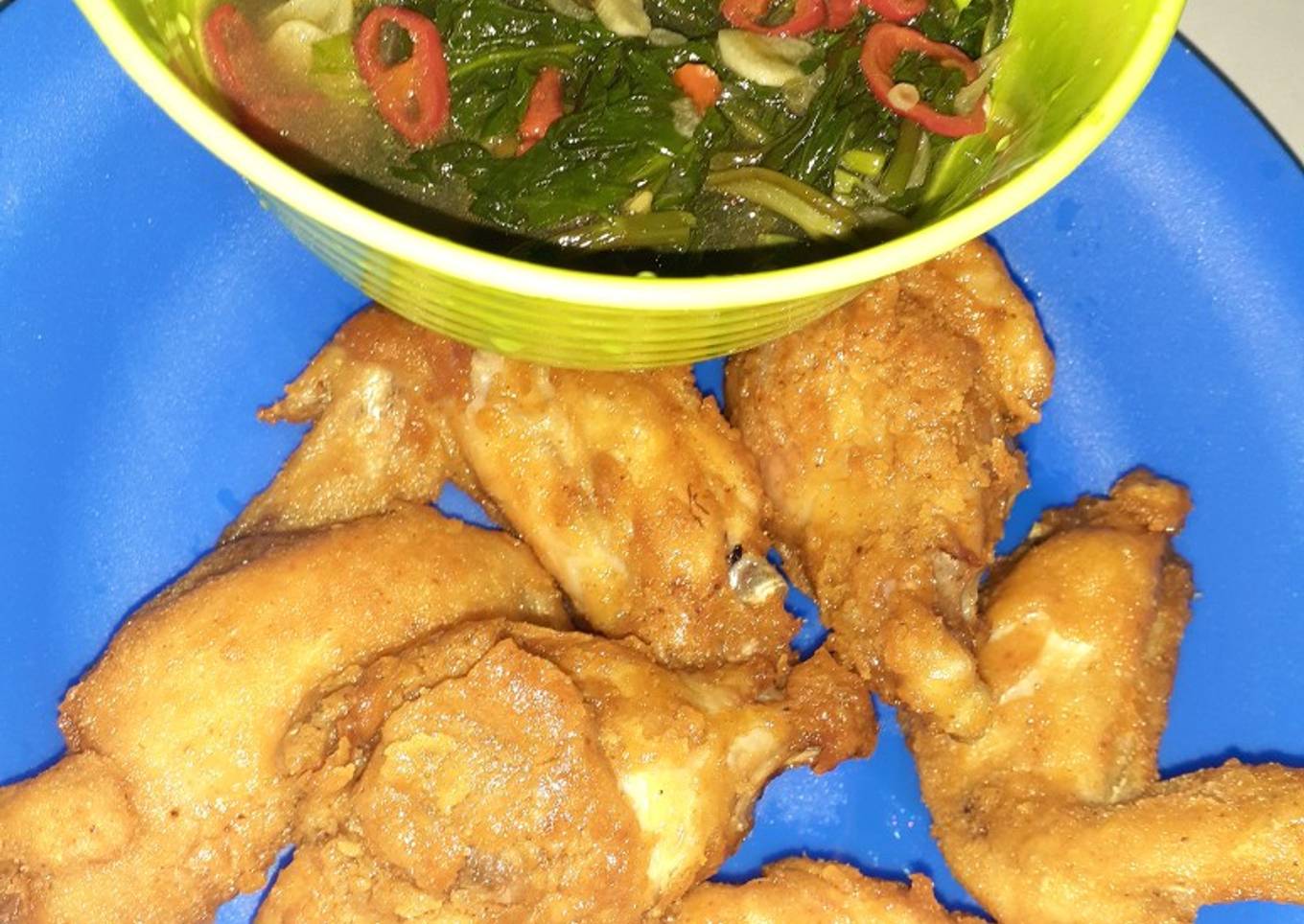 Ayam Sayap Tepung Pedas