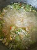 Sayur oyong/kisik bihun telur