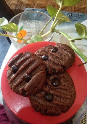 Foto resep Cookies chocolatos 4 bahan (takaran sendok no mixer)