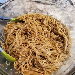 Cold Sesame Noodles A picture of Cold Sesame Noodles.
