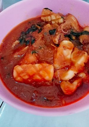 Foto resep Cumi pedas kemangi