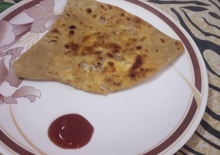 Recipe of Any-night-of-the-week Paneer paratha