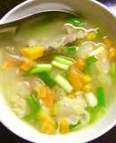 Canh súp gà cho bé và mẹ