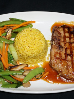 A picture of Sweet and sour pork chops.