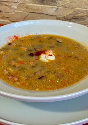 Lencsegulyás recept fotója