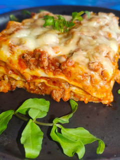 Una foto de Lasagne al forno / Lasaña al horno
