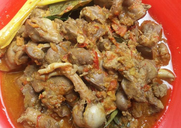 Langkah Mudah untuk memasak Ati ampela bumbu kuning yang enak