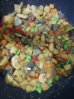 Foto resep Sambal goreng hati kentang pete