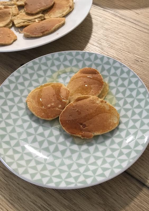 Una foto de Pancakes de plátano