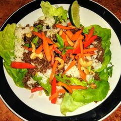 A picture of Thai Basil Beef.