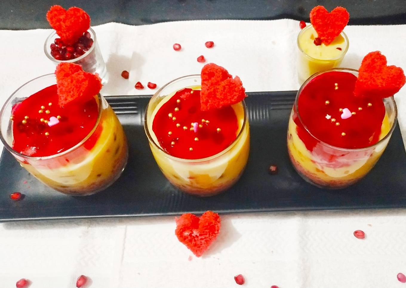 Jello custard pudding