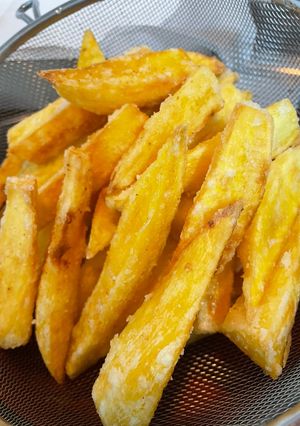 炸地瓜條 的食譜成品照片
