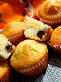 Una foto de Muffins 3 chocolates