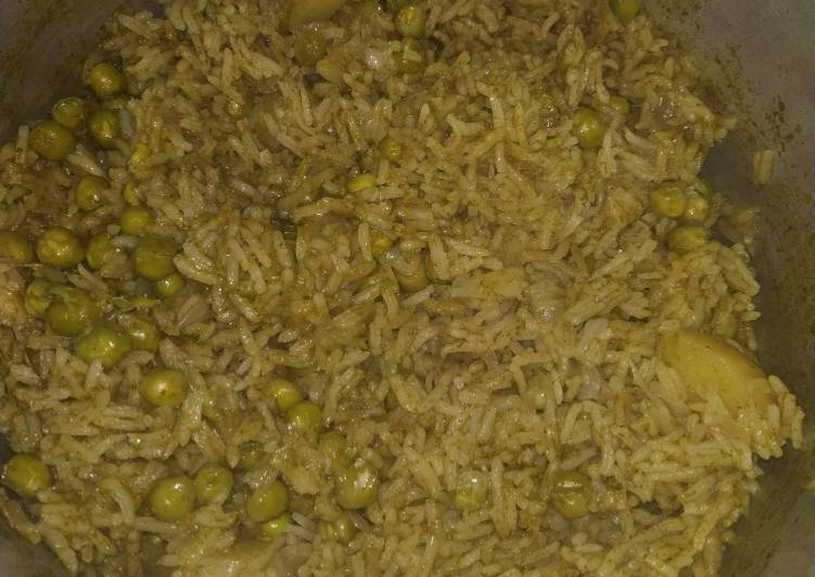 Easiest Way to Make Super Quick Homemade Green pulao