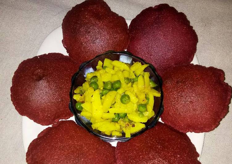 Beetroot pudi