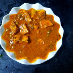 A picture of Paneer Matar sabzi.