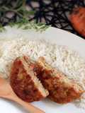 Chicken Veggie Kebab with Boiled Rice