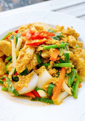 รูปของ ไก่ผัดผงกระหรี่