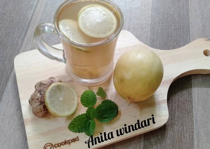 Anti Ribet, Buat Teh jahe lemon madu Murah