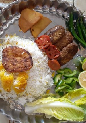 عکسی از دستور کباب ماهیتابه ای