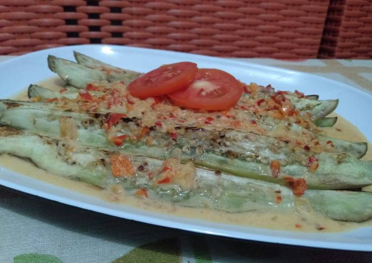 Terong Bakar Santan Pedas