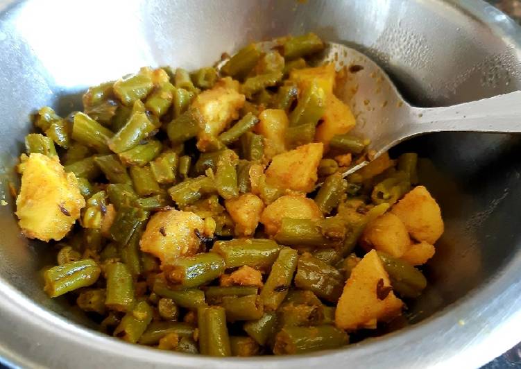 Recipe of Any-night-of-the-week French Beans Sbji