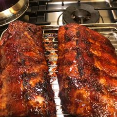 A picture of Chinese BBQ Ribs.