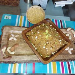 A picture of Moong dal Halwa.