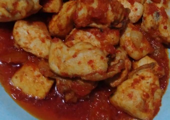 Ayam gurih pedas asam manis