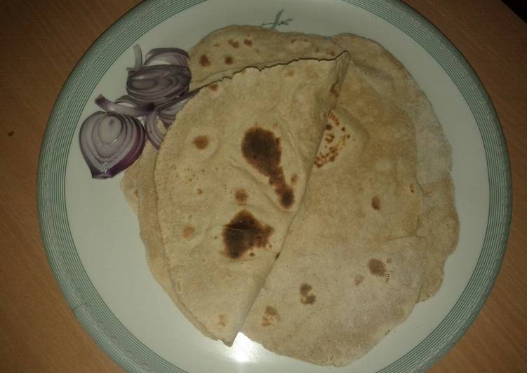 Indian flat bread (chappathi)