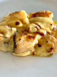 Una foto de Bacalao confitado "a mi manera"