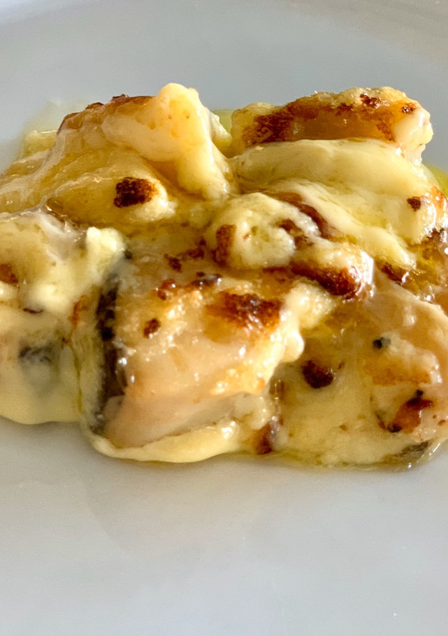 Una foto de Bacalao confitado "a mi manera"