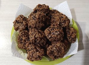 Foto di Biscotti rustici con farina d'avena e cioccolato fondente