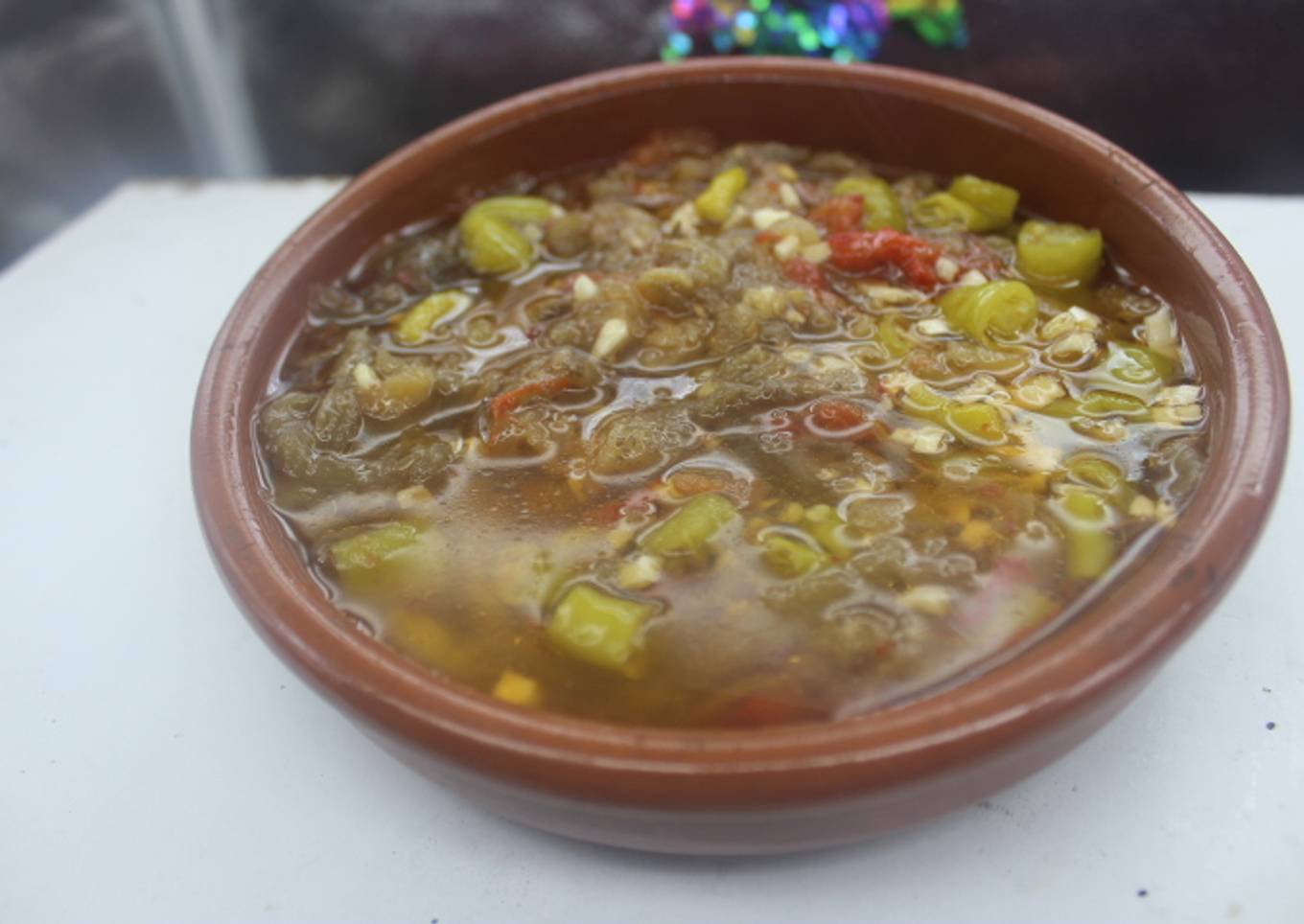 Ensalada de verduras asadas congeladas