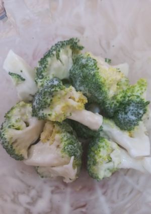 عکسی از دستور میانوعده مدرسه(کلم بروکلی)