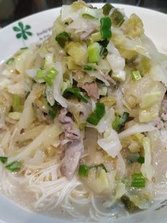 酸菜白肉拌麵線 的食譜成品照片