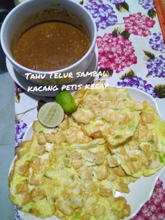 Foto resep Tahu Telur sambal kacang petis kecap