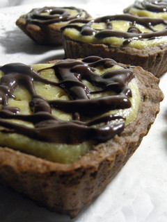 Una foto de Tartitas de chocolate y ricota