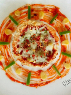 A picture of Bread Pizza Bowl/Katori.