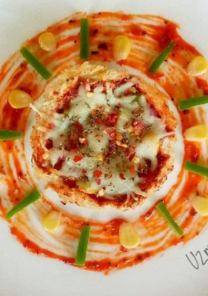 A picture of Bread Pizza Bowl/Katori.