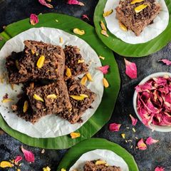 A picture of Chocolate Sandesh.