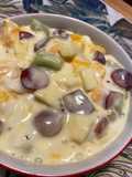 Salad Buah saus Yogurt