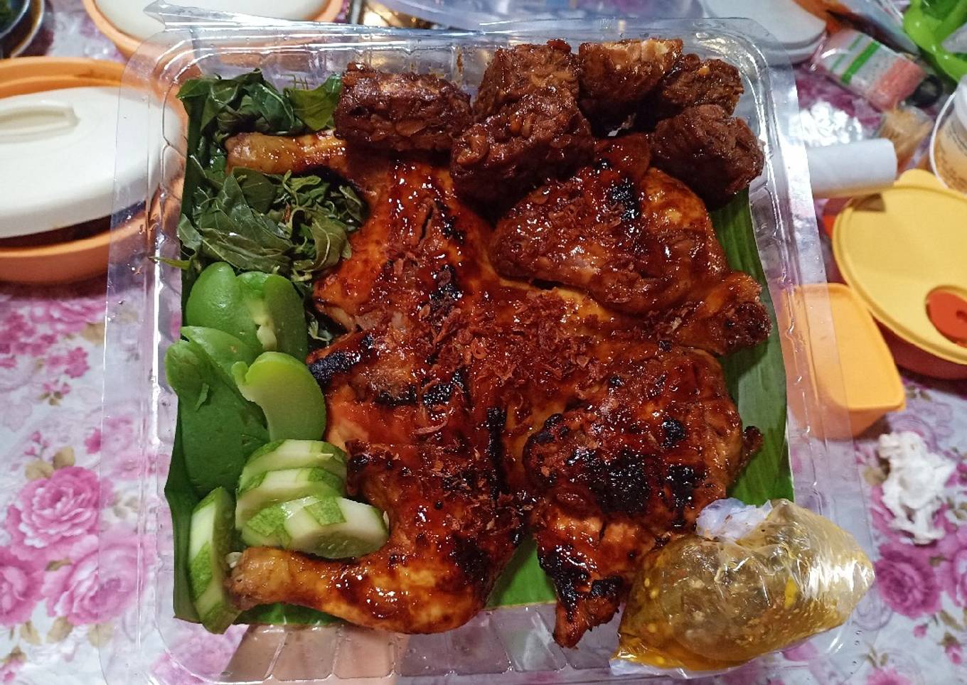 Ayam bakar bekakak pedas manis