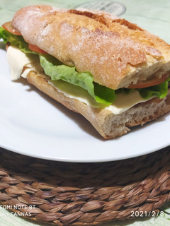 Una foto de Bocata de panceta