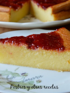 Una foto de Tarta de queso y yogur