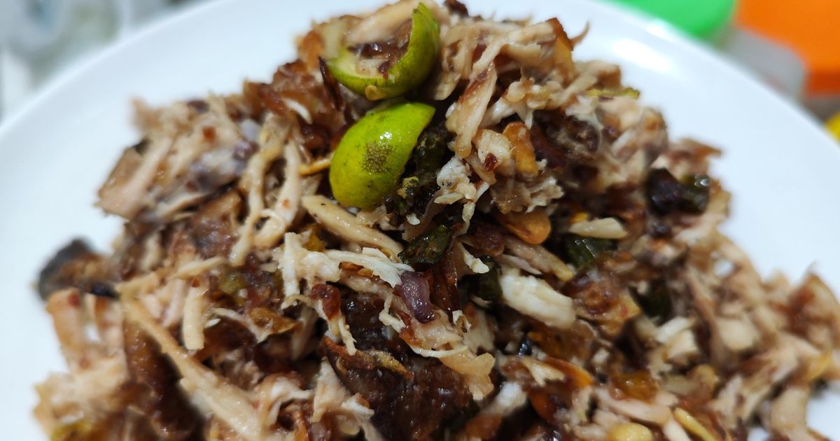 Ayam panggang suir bawang sere(terasi) tabiya (cabe rawit) khas bali