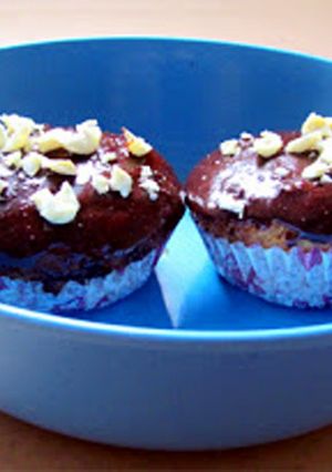 A picture of Chocolate Cup cakes.