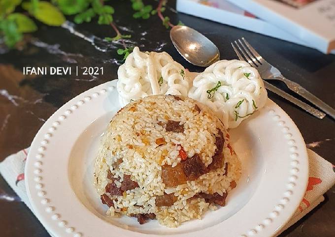 340. Nasi Goreng Dendeng Pedas